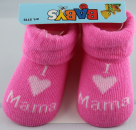 Erstlings-Söckchen „I love Mama“ in Geschenkbox